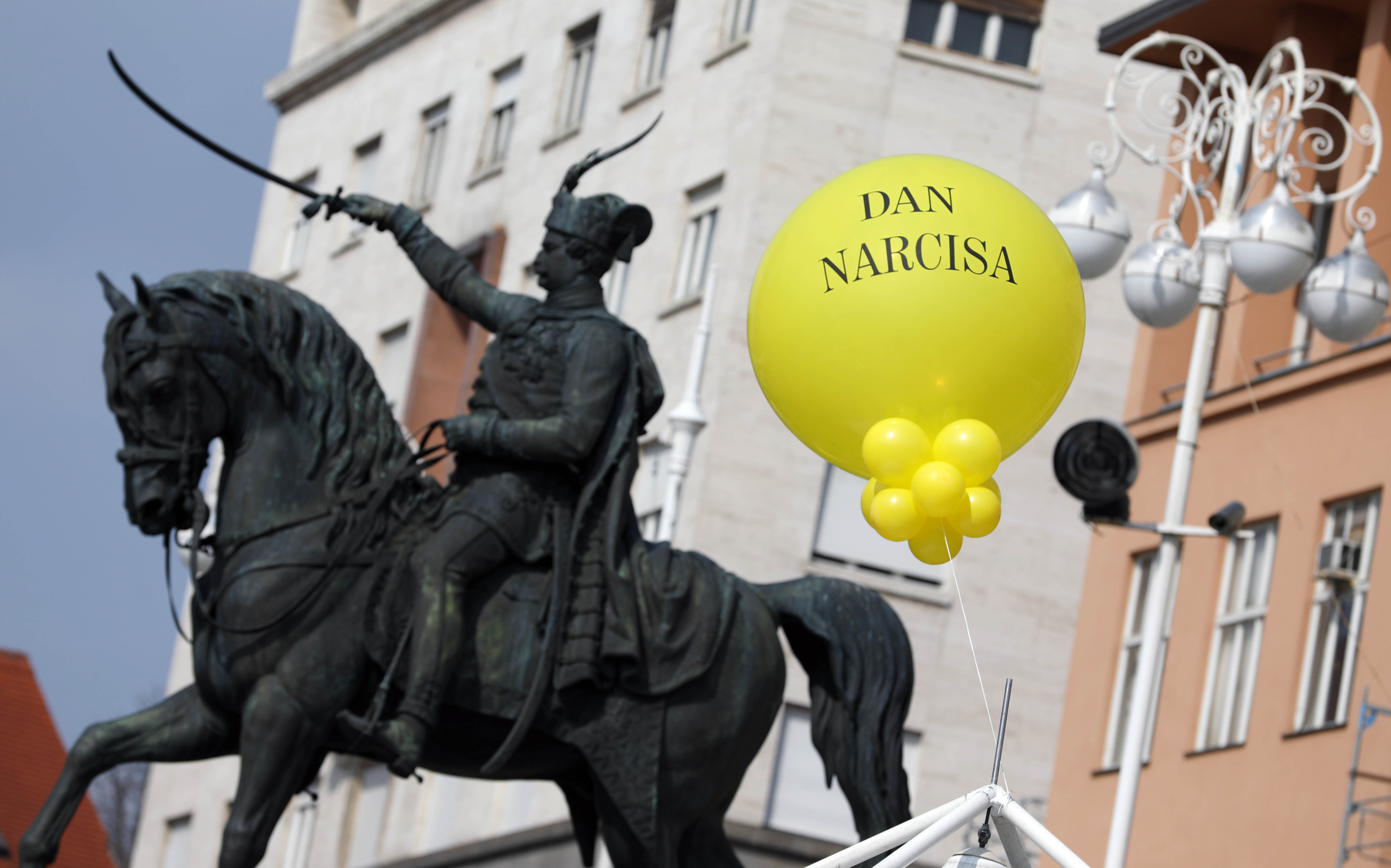 Zagreb, 24.03.2018 - Obiljeen Dan narcisa.
foto HINA/ Lana SLIVAR DOMINIÆ/ ik