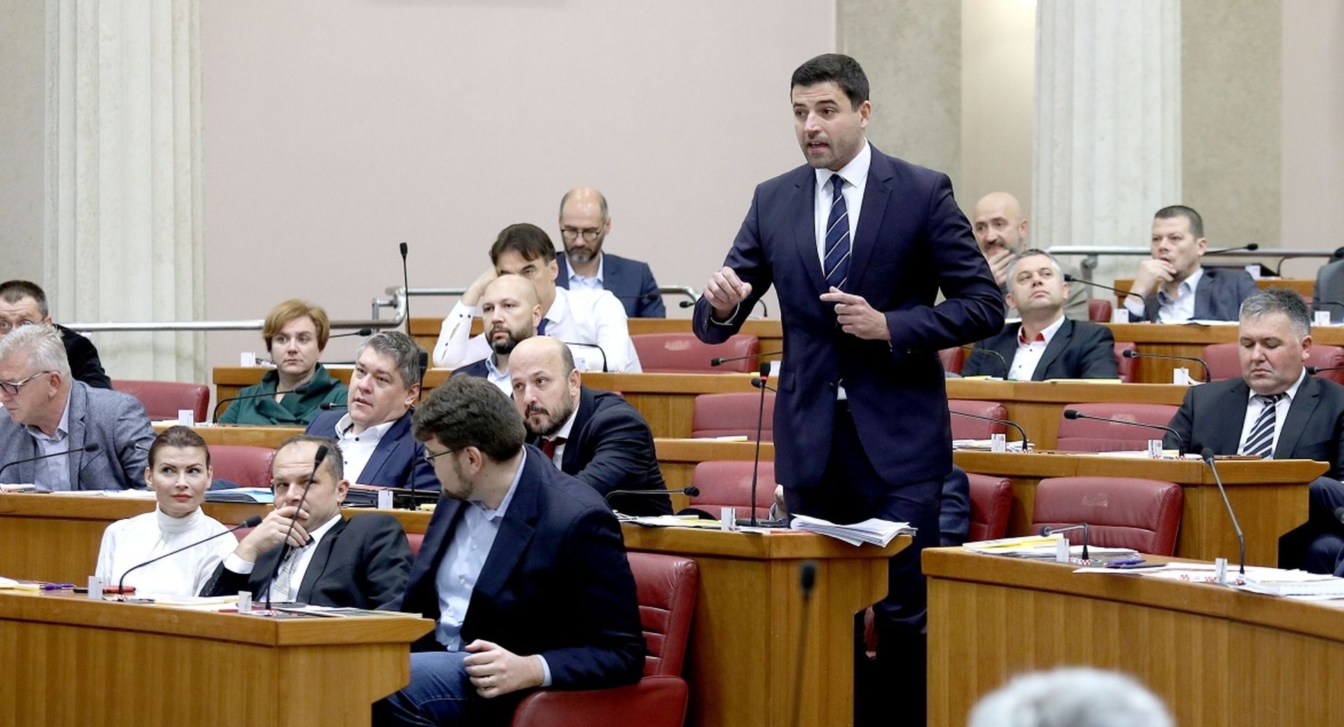 14.11.2019., Zagreb - Sabor je 14. sjednicu nastavio glasovanjem o raspravljenim tockama dnevnog reda. 
Photo: Patrik Macek/PIXSELL