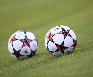 18.07.2013., Kantrida, Rijeka - 2. pretkolo Europske lige, prva utakmica, HNK Rijeka (CRO) - Prestatyn Town FC (Wales). Nogometne lopte na terenu. 
Photo: Nel Pavletic/PIXSELL