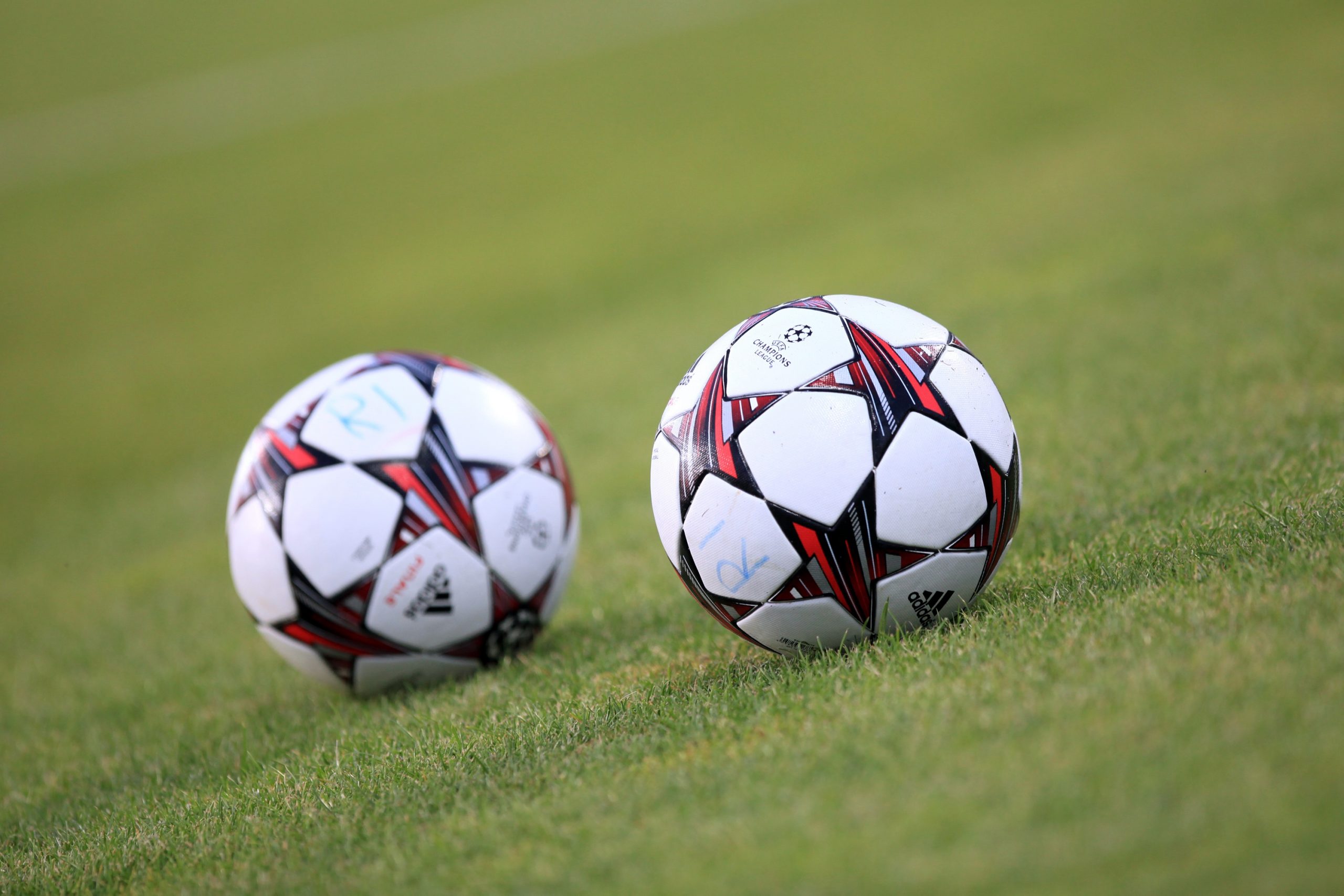 18.07.2013., Kantrida, Rijeka - 2. pretkolo Europske lige, prva utakmica, HNK Rijeka (CRO) - Prestatyn Town FC (Wales). Nogometne lopte na terenu. 
Photo: Nel Pavletic/PIXSELL