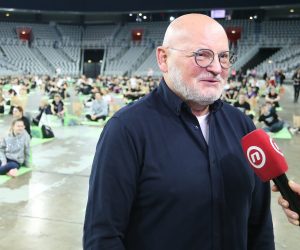 29.02.2020., Zagreb - u Areni Zagreb odrzan prvi trening osme sezone Aktivne Hrvatske.
Zlatko Matesa.
Photo: Tibor Jurjevic/PIXSELL