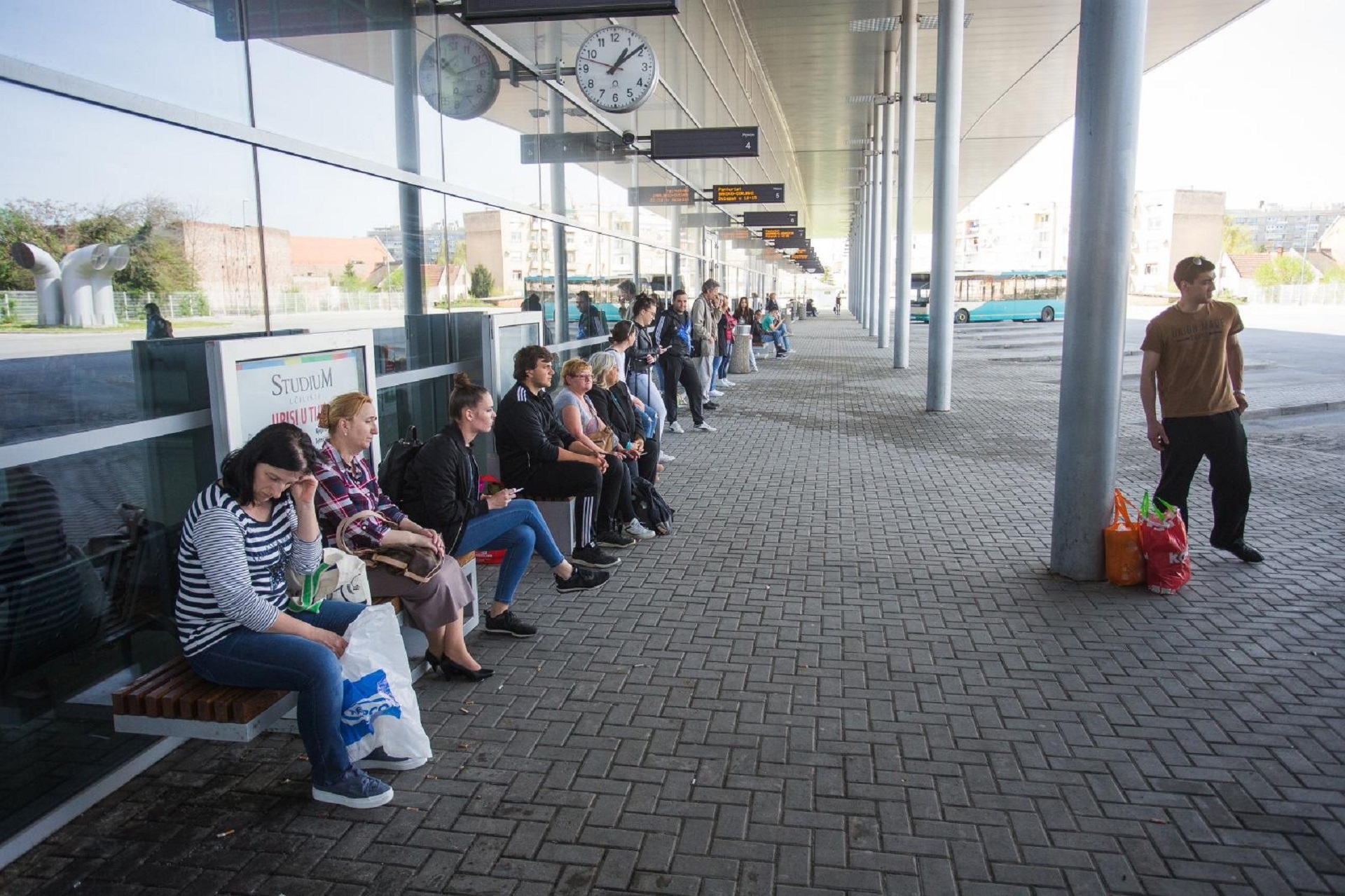 14.04.2018., Osijek - Autobusni kolodvor. 
Photo: Davor Javorovic/PIXSELL