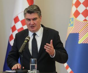 23.10.2020., Zagreb,  Predsjednik RH Zoran Milanovic odrzao je konferenciju za medije.
Photo: Robert Anic/PIXSELL