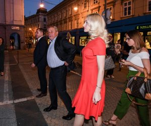 05.07.2020.., Zagreb - Docek izbornih rezultata u stozeru Stranke rada i solidarnosti u Praskoj ulici. Ivica Lovric, Milan Bandic, Natalija Prica Oreski. 
 Photo: Josip Regovic/PIXSELL