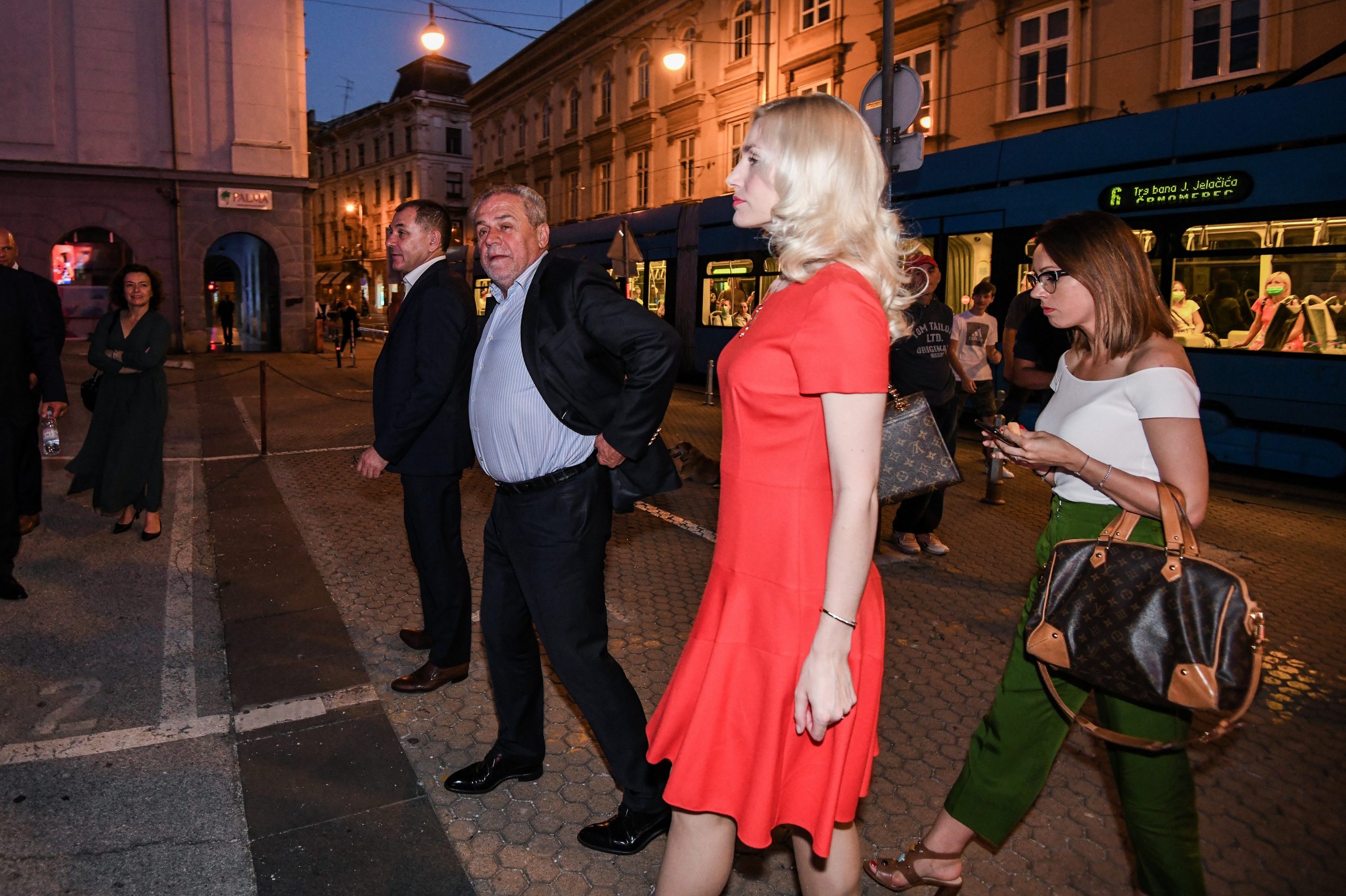 05.07.2020.., Zagreb - Docek izbornih rezultata u stozeru Stranke rada i solidarnosti u Praskoj ulici. Ivica Lovric, Milan Bandic, Natalija Prica Oreski. 
 Photo: Josip Regovic/PIXSELL