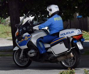 10.06.2020., Slavonski Brod, Policajac na sluzbenom motociklu.
Photo: Ivica Galovic/PIXSELL