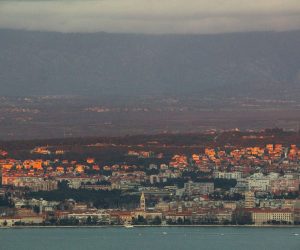 09.02.2021., Preko - Pogled s otoka Ugljana na okolne otoke i Zadar u daljini. Photo: Marko Dimic/PIXSELL