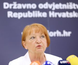 01.06.2021., Zagreb -U DORH-u je odrzana konferencija za medije glavne drzavne odvjetnice Zlate Hrvoj Sipek i ravnateljice USKOK-a Vanje Marusic.  
Photo: Patrik Macek/PIXSELL