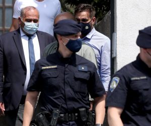 30.06.2021., Zagreb - Vijenac 2. Pretres kuce glavnog ravnatelja HRT-a Kazimira Bacica na Tuskancu zbog sumnje u korupciju. Photo: Igor Kralj/PIXSELL