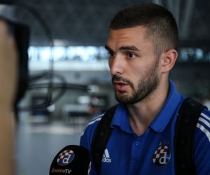 09.08.2021, Zagreb - Odlazak igraca GNK Dinamo u Varsavu na uzvratnu utakmicu 3. pretkola Lige prvaka protiv Legije. Bartol Franjic

Photo: Zeljko Hladika/PIXSELL