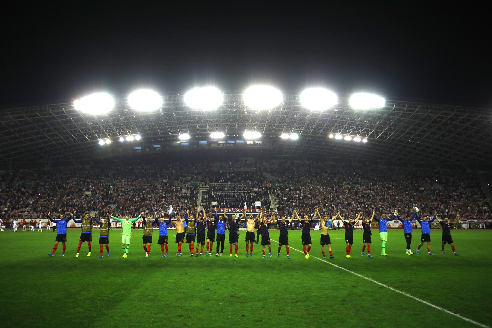 10.10.2019., stadion Poljud, Split - Kvalifikacijske za Europsko prvesntvo, skupina E, 6. kolo, Hrvatska - Madjarska. Photo: Milan Sabic/PIXSELL