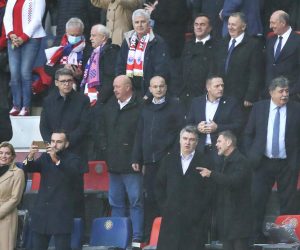 14.11.2021., Split - Stadion Poljud, kvalifikacijska utakmica za odlazak na SP u Qataru izmedju reprezentacije Hrvatske i Rusije. Zvonimir Boban, Zoran Milanovic.