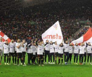 14.11.2021., Split - Stadion Poljud, kvalifikacijska utakmica za odlazak na SP u Qataru izmedju reprezentacije Hrvatske i Rusije.