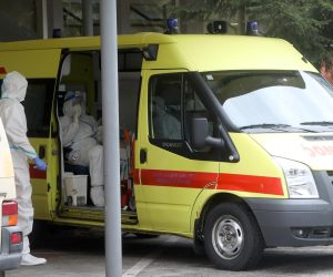 19.04.2021.,  Karlovac - Zbog reduciranja hladnog pogona u  Opcu bolnicu Karlovac od danas se primaju hitni slucajevi i onkoloski bolesnici. Covid odjel Opce bolnice vec tjednima je prenapucen pacijentima koji svakodnevno u velikom broju pristizu.
Photo: Kristina Stedul Fabac/PIXSELL