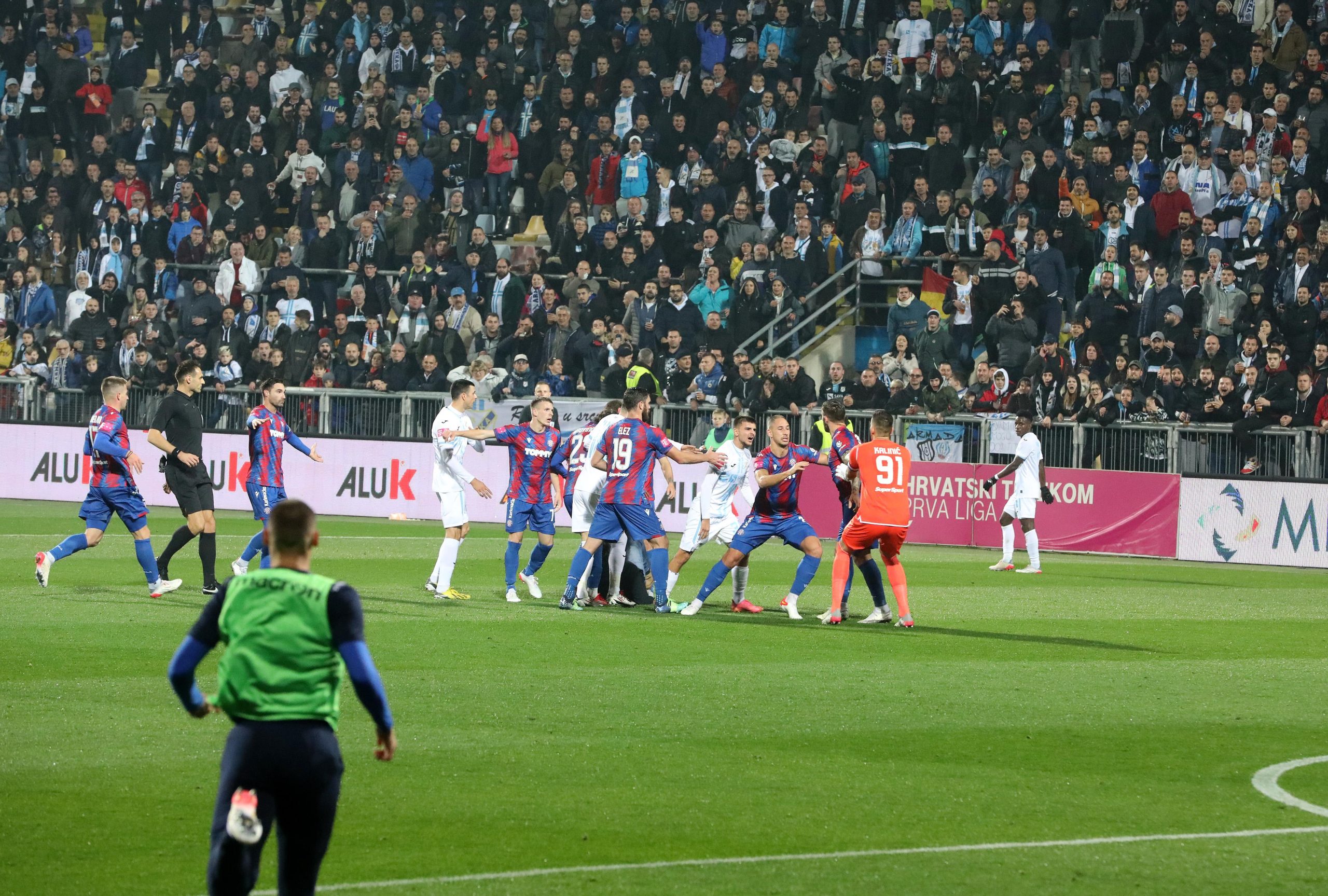 21.11.2021., Rijeka, stadion Rujevica - Hrvatski Telekom Prva liga, 16. kolo, HNK Rijeka - HNK Hajduk.