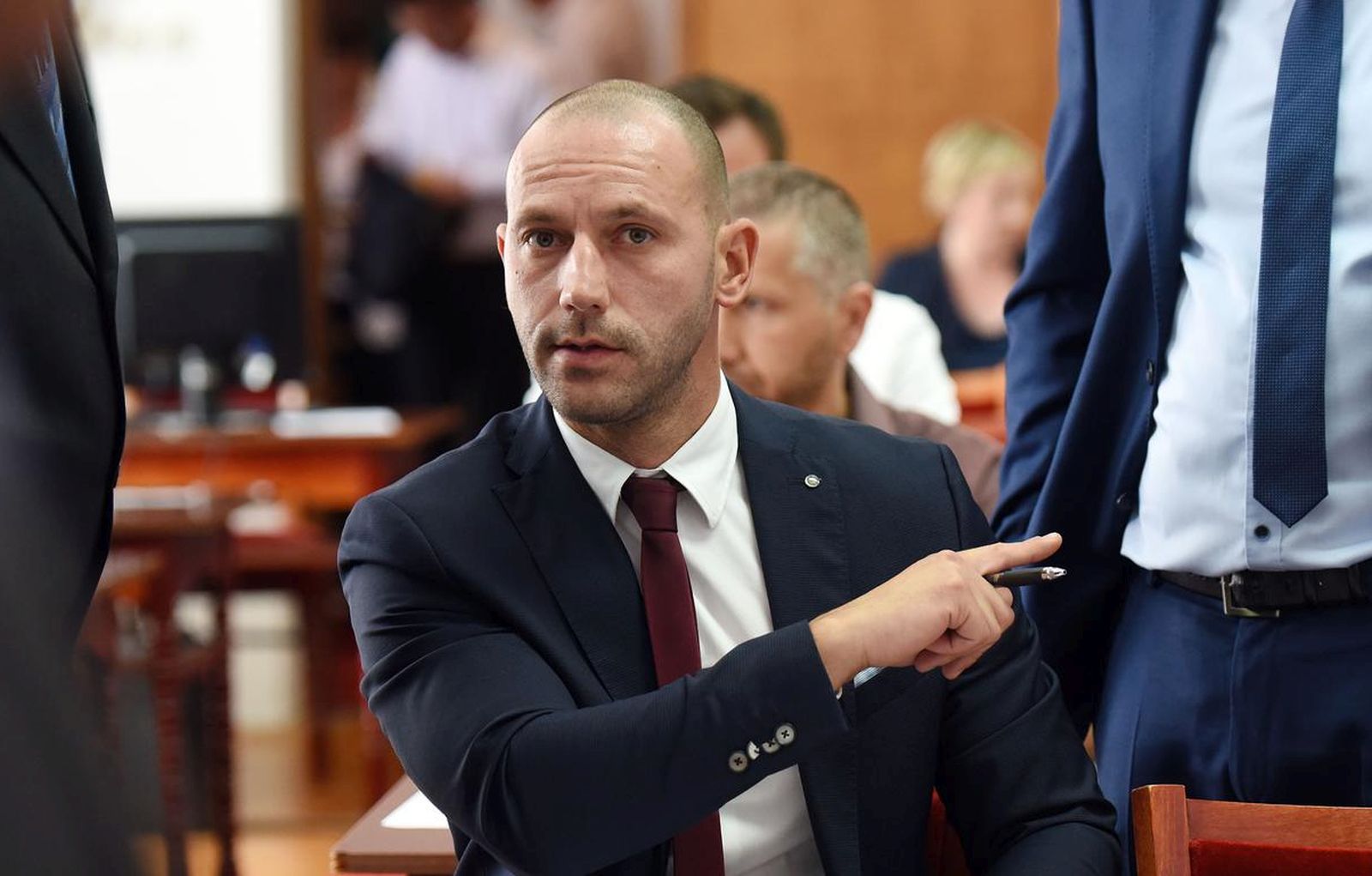 19.06.2017., Varazdin - Konstituirajuca sjednica Gradskog vijeca Grada Varazdina. Damir Habijan (HDZ). rPhoto: Vjeran Zganec Rogulja/PIXSELL