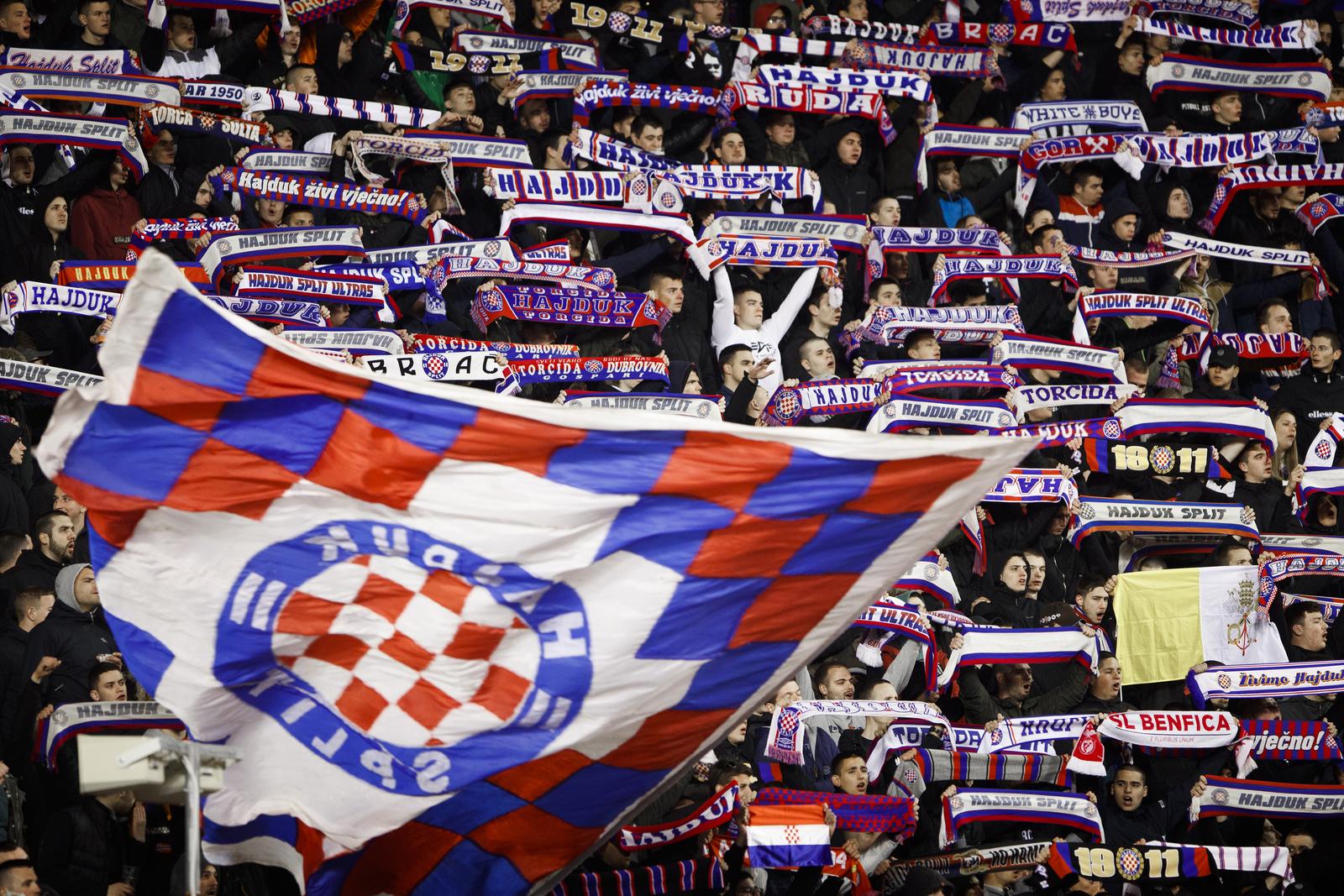 02.03.2022., stadion Poljud, Split - Utakmica polufinala Supersport hrvatskog nogometnog kupa, HNK Hajduk - HNK Gorica.
  Photo: Milan Sabic/PIXSELL