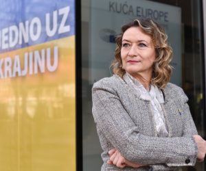 25.03.2022., Zagreb - Violeta Simeonova Stanicic, voditeljica Ureda Europskog parlamenta u Hrvatskoj. 

Photo Sasa ZinajaNFoto