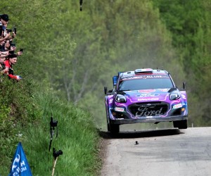 Karlovac, 23.4.2022.- Pierre-Louis Loubet i suvozaè Vincent Landais iz Francuske  tijekom etape Jakovo- Mali Modru potok, drugog dana utrke WRC Croatia Rally 2022. 
foto HINA/ Mladen Volariæ/ ua