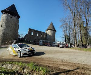 24.04.2021., Novigrad na Dobri - Drugi dan WRC Croatia Rally 2021, SS16 od Vinskog Vrha do Duge Rese. KEVIN RAITH Kevin RAITH i Christoph WOGERER. rPhoto: Luka Stanzl/PIXSELL