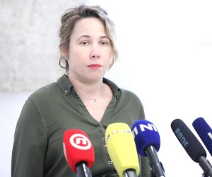 25.05.2022., Zagreb - Na konferenciji za medije odrzanoj u Saboru zastupnica Marija Selak Raspudic komentirala je aktualne teme. Photo: Patrik Macek/PIXSELL