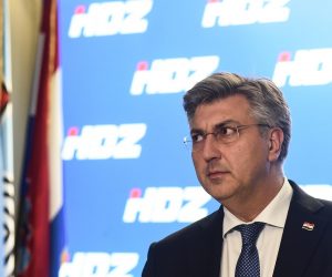 10.10.2022., Zagreb - Premijer Andrej Plenkovic odrzao je konferenciju za novinare nakon sjednice sireg Predsjednistva HDZ-a. Photo: Neva Zganec/PIXSELL