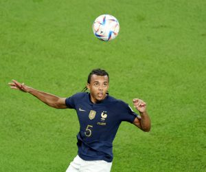 Soccer Football - FIFA World Cup Qatar 2022 - Group D - France v Denmark - Stadium 974, Doha, Qatar - November 26, 2022 France's Jules Kounde in action REUTERS/Marko Djurica Photo: MARKO DJURICA/REUTERS