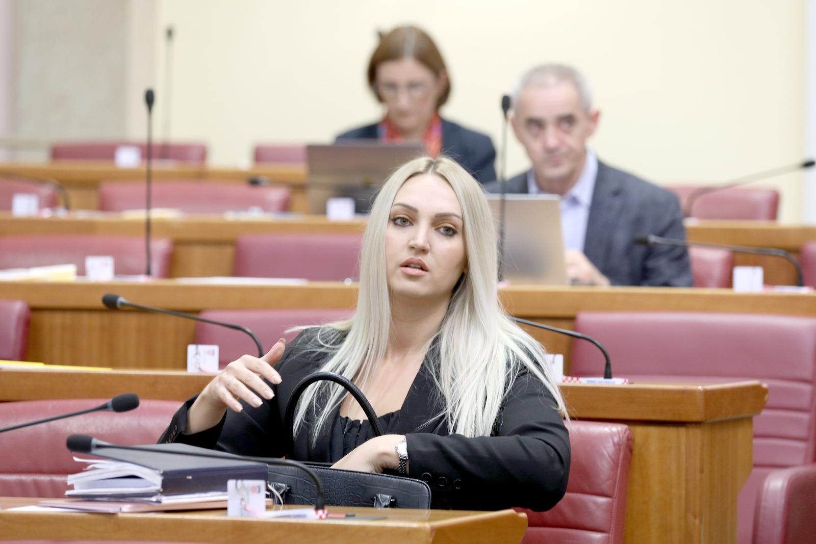 06.10.2022., Zagreb - Sabor 12. sjednicu nastavlja raspravom o prijedlogu zakona o visokom obrazovanju i znanstvenoj djelatnosti.
 Photo: Patrik Macek/PIXSELL