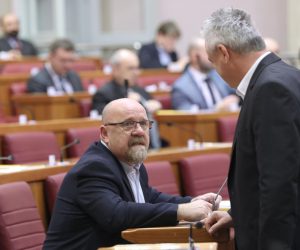 19.01.2023., Zagreb - Sabor 15. sjednicu nastavlja raspravom o izmjenama Zakona o placama u lokalnoj i podrucnoj (regionalnoj) samoupravi. 
 Photo: Patrik Macek/PIXSELL