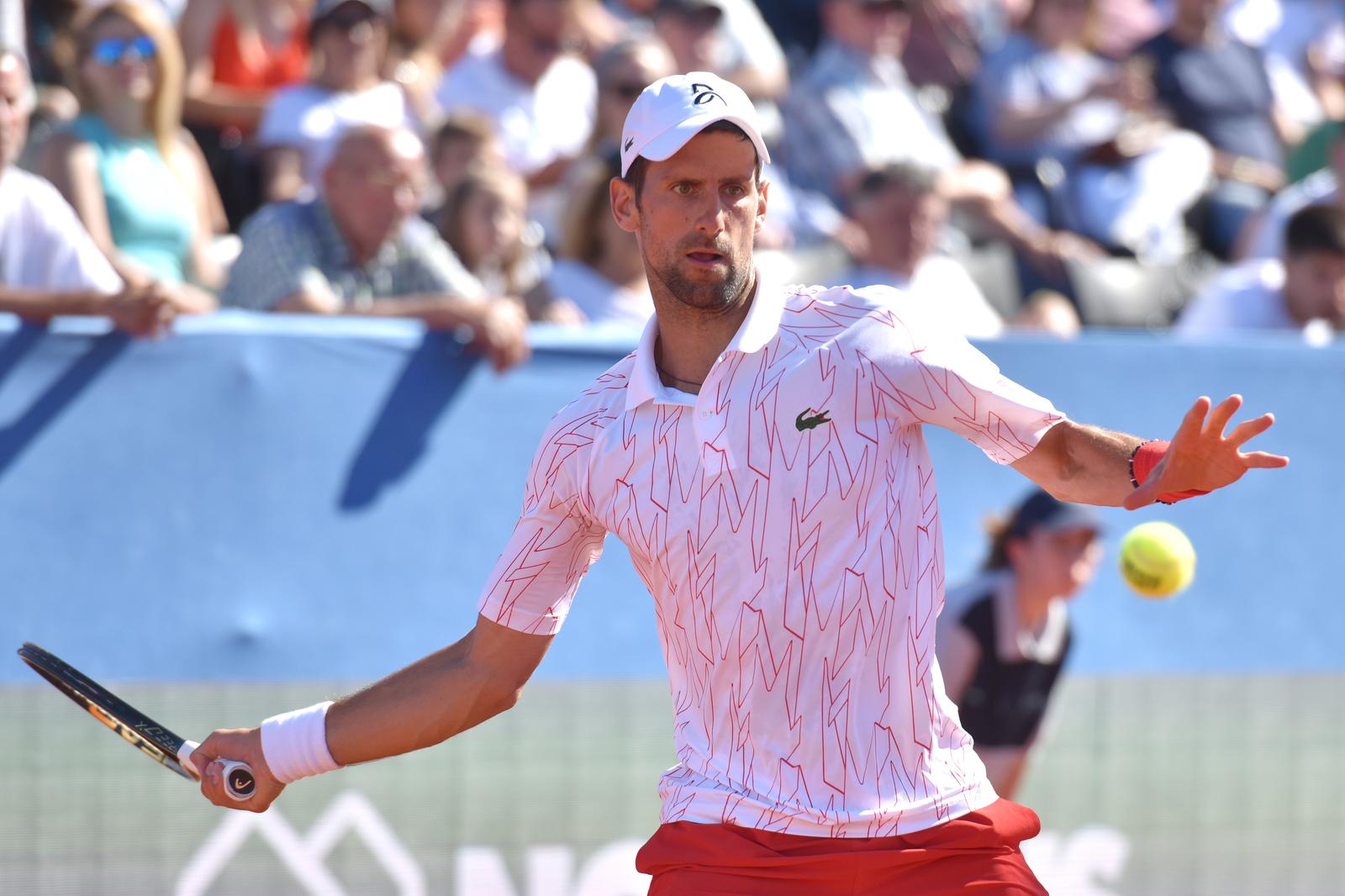 20.06.2020., Zadar - Teniski turnir Adria tour: Novak Djokovic i Pedja Krstin. rPhoto: Dino Stanin/PIXSELL