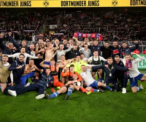 15.03.2023., stadion Signal Iduna Park, Dortmund, Njemacka - UEFA Liga prvaka mladih, cetvrtfinale, Borussia Dortmund - HNK Hajduk. Photo: Goran Stanzl/PIXSELL