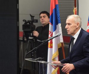 18, December, 2022, Belgrade - The commemoration for the death of Red Star legend Sinisa Mihajlovic was held in the Media Center of the Rajko Mitic Stadium. Dragan Dzajic. Photo: Dusan Milenkovic/ATAImages

18, decembar, 2022, Beograd - Komemoracija povodom smrti legende Crvene zvezde Sinise Mihajlovica odrzana je u Medija centru stadiona Rajko Mitic.  Photo: Dusan Milenkovic/ATA Images/PIXSELL