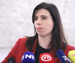 23.03.2023., Zagreb - Na konferenciji za medije odrzanoj u Saboru o optuznici DORH-a i drugim temema govorila je zastupnica Katrina Peovic. Photo: Patrik Macek/PIXSELL