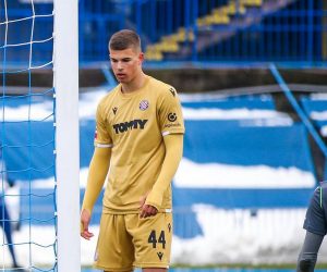 26.02.2023., stadion Maksimir, Zagreb - SuperSport HNL, 23. kolo, GNK Dinamo - HNK Hajduk. Arijan Ademi, Luka Vuskovic. Photo: Matija Habljak/PIXSELL