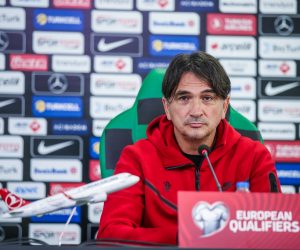 27.03.2023.., Bursa, Turska - Izbornik hrvatske nogometne reprezentacije Zlatko Dalic i Ivan Perisic odrzali su konferenciju za medije.  Photo: Slavko Midzor/PIXSELL