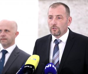 01.03.2023., Zagreb - Na konferenciji za medije odrzanoj u Saboru predsjednik IDS-a Dalibor Paus objavio je da u saborsku proceduru pustaju izmjene zakona o gradjevinskoj inspekciji. Photo: Patrik Macek/PIXSELL