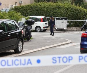 11.04.2023., Split - Malo prije 16 sati doslo je do pucnjave na splitskim Skalicama gdje je ranjena jedna osoba. Photo: Miroslav Lelas/PIXSELL