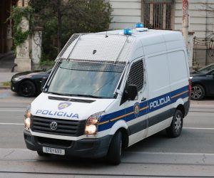 13.04.2023., Osijek - Privodjenje na sud osumnjicenog za palez automobila sutkinje Vlaste Simenic Kovac kojoj je zapaljen na Uskrs. Photo: Davor Javorovic/PIXSELL