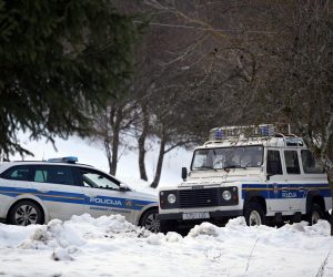 30.01.2023.,  Hlevnica - Mrtva beba pronadjena je u mjestu Hlevnica u Zagorju, opcina Djurmanovec. Policija na mjestu nesretnog dogadjaj obavlja ocevid.  Photo: Igor Soban/PIXSELL