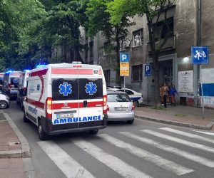 03, May, 2023, Belgrade - A student of the seventh grade of the Elementary School "Vladislav Ribnikar" is suspected to have fired a pistol at the security guard, the teacher and the students this morning. VIDEO: A.M./ATAImages.

03, maj, 2023, Beograd - Ucenik sedmog razreda Osnovne skole "Vladislav Ribnikar" kako se sumnja, pucao je jutros iz pistolja na obezbeđenje, nastavnicu i ucenike. VIDEO: A.M./ATAImages. Photo: A.M./ATA Images/PIXSELL