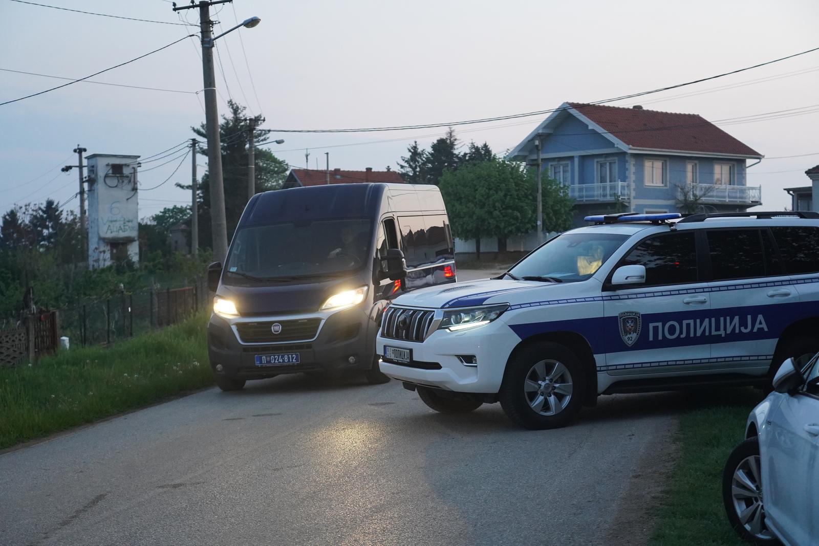 05, May, 2023, Mladenovac - Eight dead, more than 10 wounded in a shooting in the village of Dobona, near Mladenovac, 600 members of special units are searching for the attacker. Photo: Antonio Ahel/ATAImages

05, maj, 2023, Mladenovac  - Osam mrtvih, vise od 10 ranjenih u pucnjavi u selu Dobona, kod Mladenovca, 600 pripadnika specijalnih jedinica traga za napadacem. Photo: Antonio Ahel/ATAImages Photo: Antonio Ahel/ATA/PIXSELL