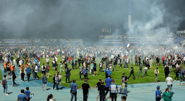 27.05.2023., Osijek - Stadion Gradski vrt, 36. kolo SupreSport HNL NK Osijek - HNK Rijeka. Osijek se oprasta od Gradskog vrta i od slijedece sezone igrat ce na novom stadionu na Pampasu.  Photo: Dubravka Petric/PIXSELL