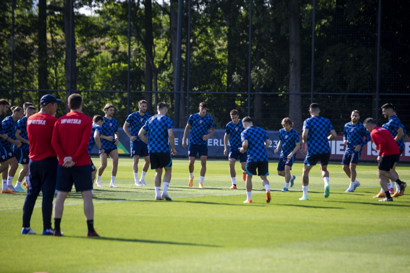 Rotterdam, 13.06.2023 - Trening Hrvatske nogometne reprezentacije uoći utakmice polufinala lige nacija u Nizozemskoj. Na fotografiji xxxxxx. foto HINA/ Daniel KASAP/dk