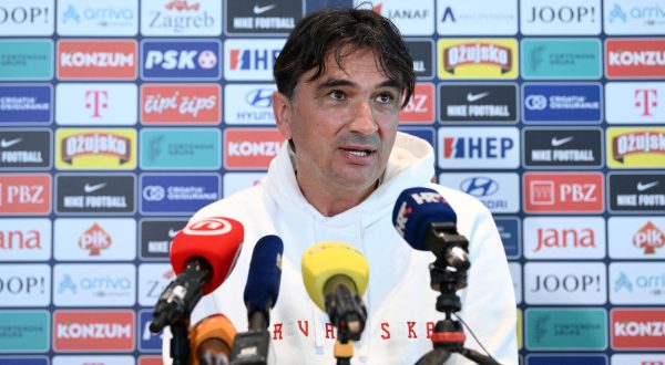 15.06.2023., Rotterdam - U hotelu Van der Valk Schiedam izbornik Hrvatske nogometne reprezentacije Zlatko Dalic odrzao konferenciju za medije. Photo: Marko Lukunic/PIXSELL