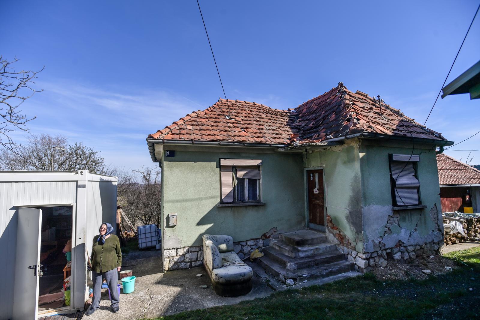 17.03.2023.,  Zagreb - Situacija sa obnovom kuca na Medvedskom bregu nakon potresa koji je bio prije tri godine. Barbara Topolovec Photo: Igor Soban/PIXSELL