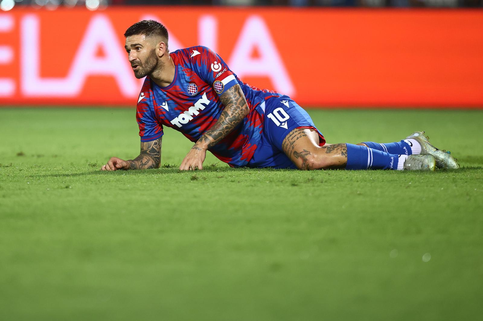 17.08.2023., Solun, Grcka - Uzvratni susret 3. pretkola UEFA Konferencijske lige, PAOK - Hajduk. Marko Livaja. Photo: RAFAIL GEORGIADES / EUROKINISS/PIXSELL