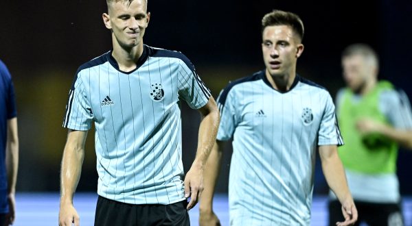 27.08.2023., stadion Maksimir, Zagreb - SuperSport HNL, 06. kolo, GNK Dinamo - HNK Rijeka. Luka Stojkovic Photo: Marko Lukunic/PIXSELL