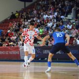 20.9.2023., Dom sportova "Mate Parlov", Pula, Istra, Hrvatska - Kvalifikacije za 2024 FIFA Futsal World Championship,  Hrvatska - Slovacka.
Dario Marinovic Photo: Luka Batelic/PIXSELL