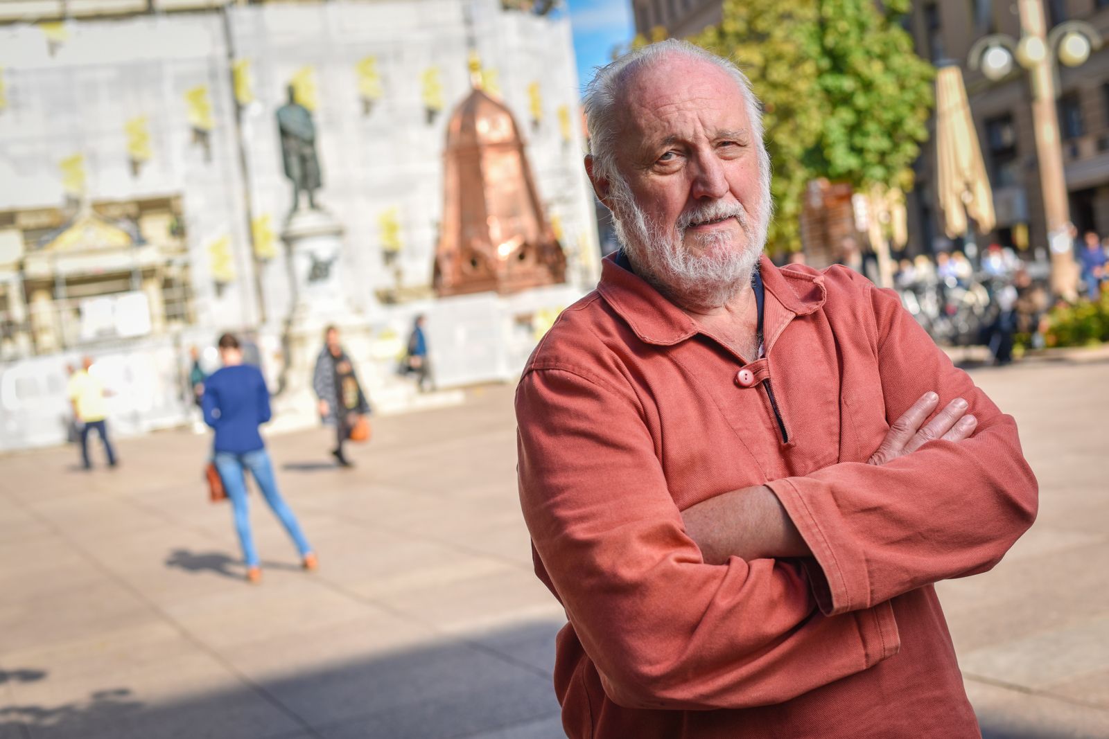 23.10.2023., Zagreb - Josko Bozanic, sveucilisni profesor i pisac. 

Photo Sasa ZinajaNFoto