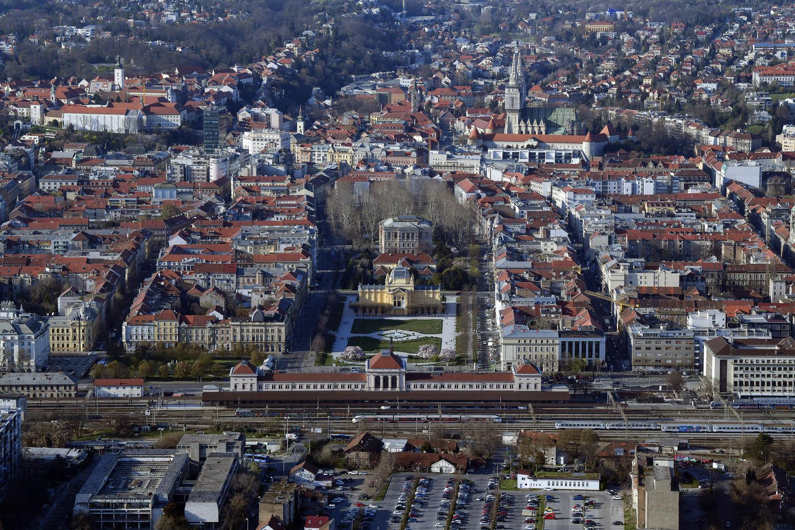 29.03.2021., Zagreb - Zagreb iz zraka."nPhoto: Sandra Simunovic/PIXSELL